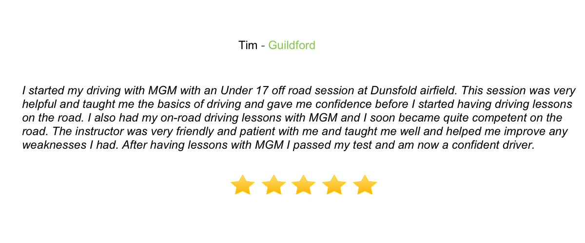 Driving Lessons Guildford